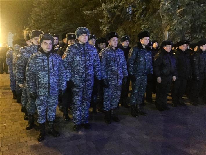 На Ставрополье сотрудники Росгвардии обеспечили общественную безопасность в новогоднюю ночь