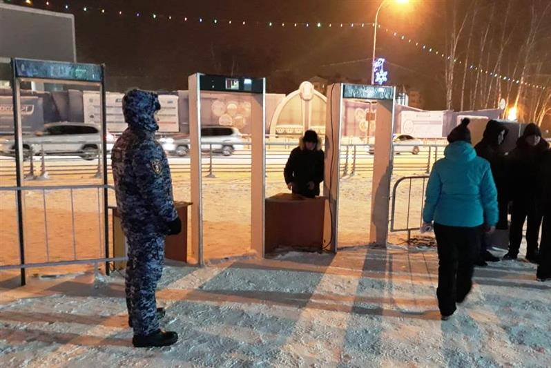 Росгвардия Урала обеспечила безопасность Нового года в округе