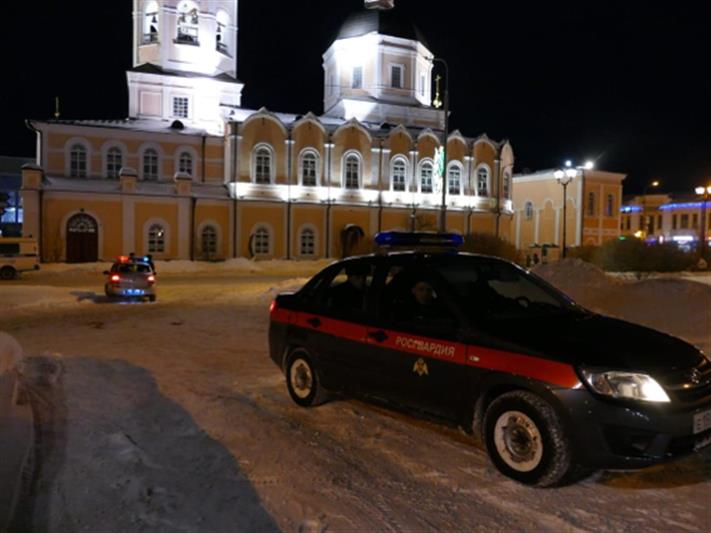 Росгвардейцы  Сибирского округа обеспечили правопорядок во время празднования Крещения Господня