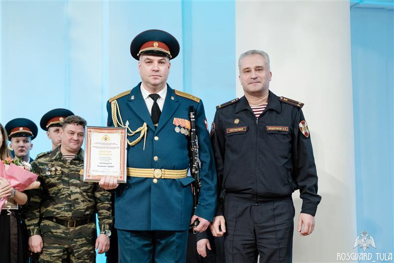 Победителей регионального этапа конкурса «Открытая Росгвардия» наградили в Туле