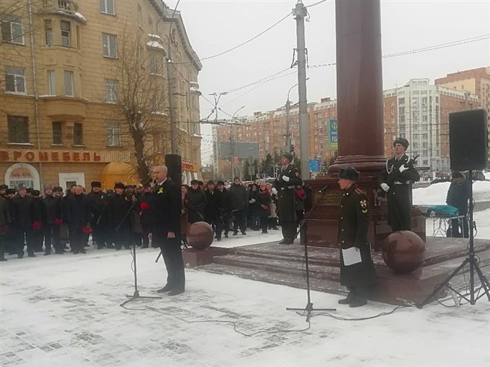Курсанты Новосибирского военного института Росгвардии почтили память погибших жителей блокадного Ленинграда