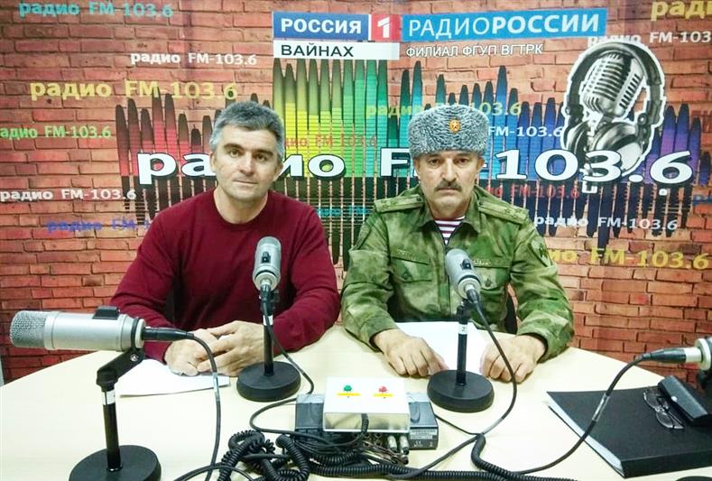 Слушателям радио «Вайнах» рассказали о деятельности подразделения госконтроля Управления Росгвардии по Чеченской Республике