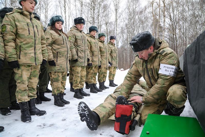 В Приволжском округе Росгвардии стартовал зимний период обучения