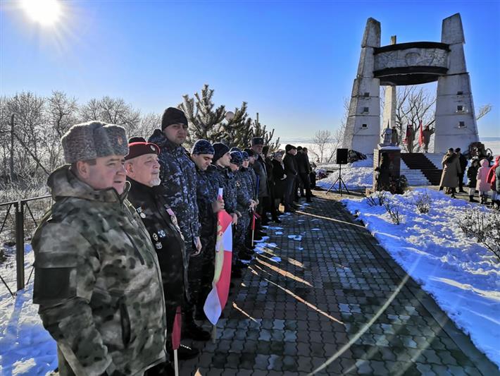 Росгвардейцы приняли участие в мероприятиях, приуроченных к 77-й годовщине освобождения Черкесска от немецко-фашистских захватчиков