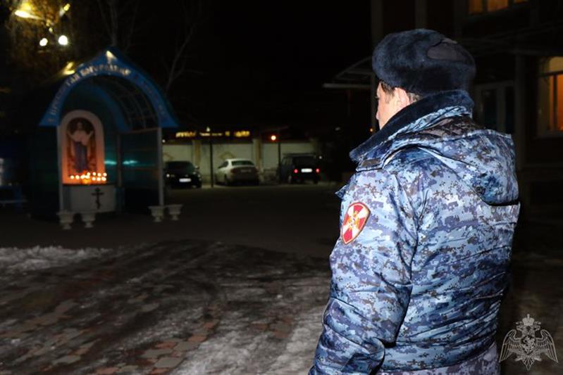 На Северном Кавказе Росгвардия обеспечила общественный порядок и безопасность в период празднования Крещения Господня