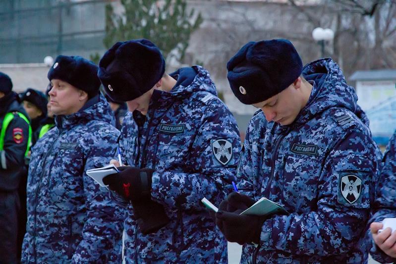 Росгвардейцы Южного округа обеспечили безопасность граждан в период празднования Крещения Господня