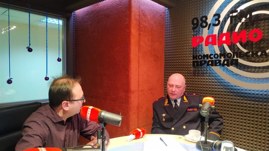 Руководитель территориального органа Росгвардии стал гостем радиостанции «Комсомольская правда. Новосибирск»