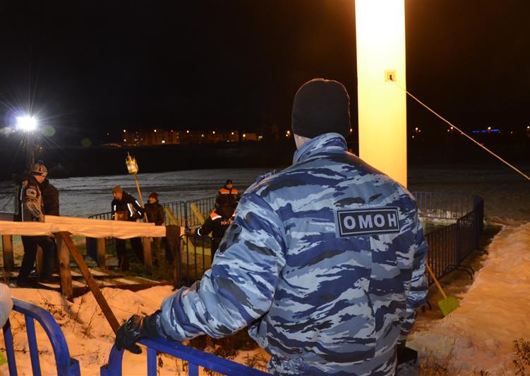 Росгвардейцы Приволжского округа обеспечили правопорядок во время празднования Крещения Господня