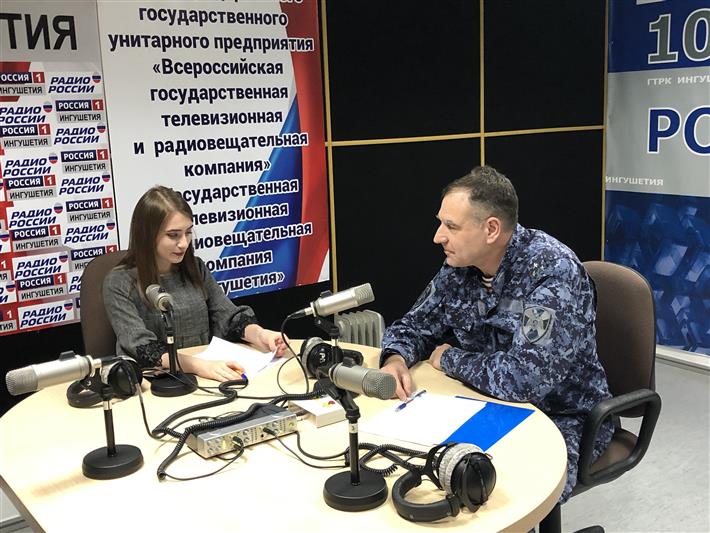 В Ингушетии продолжается рубрика «В эфире Росгвардия»