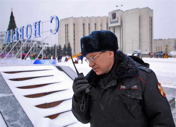 В Мордовии росгвардейцы приняли участие в обеспечении безопасности новогодних торжеств