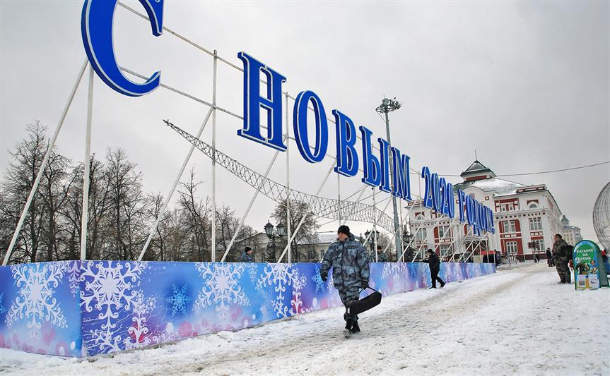 В Мордовии росгвардейцы приняли участие в обеспечении безопасности новогодних торжеств