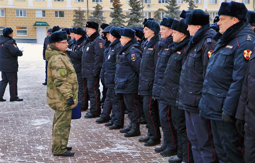 В Мордовии росгвардейцы приняли участие в обеспечении безопасности новогодних торжеств