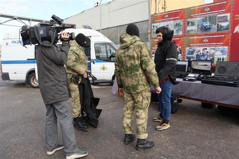 Журналисты телеканала «Кубань 24» познакомились с работой инженерно-технических подразделений Росгвардии