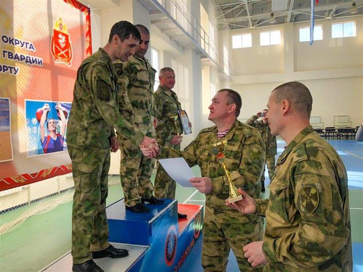 Определились победители чемпионата Северо-Кавказского округа Росгвардии по гиревому спорту