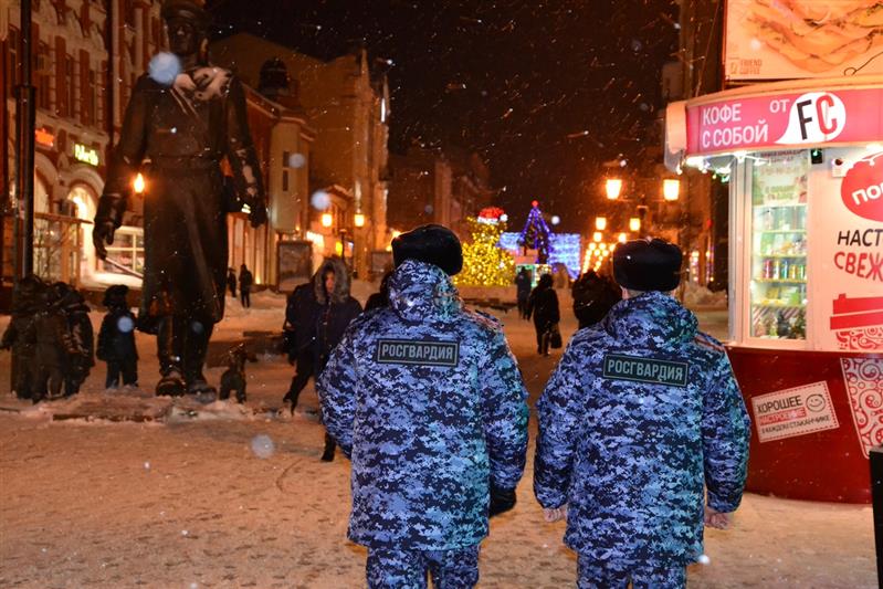 В Приволжье Росгвардия подвела итоги службы в период новогодних каникул (видео)