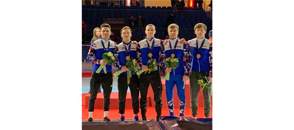 Росгвардеец завоевал четыре медали на чемпионате Европы по шорт-треку в Венгрии