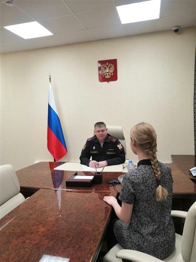 На Ямале начальник окружного управления Росгвардии провел прием граждан 