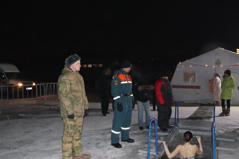  В Восточном округе правопорядок во время празднования Крещения Господня обеспечили сотрудники Росгвардии