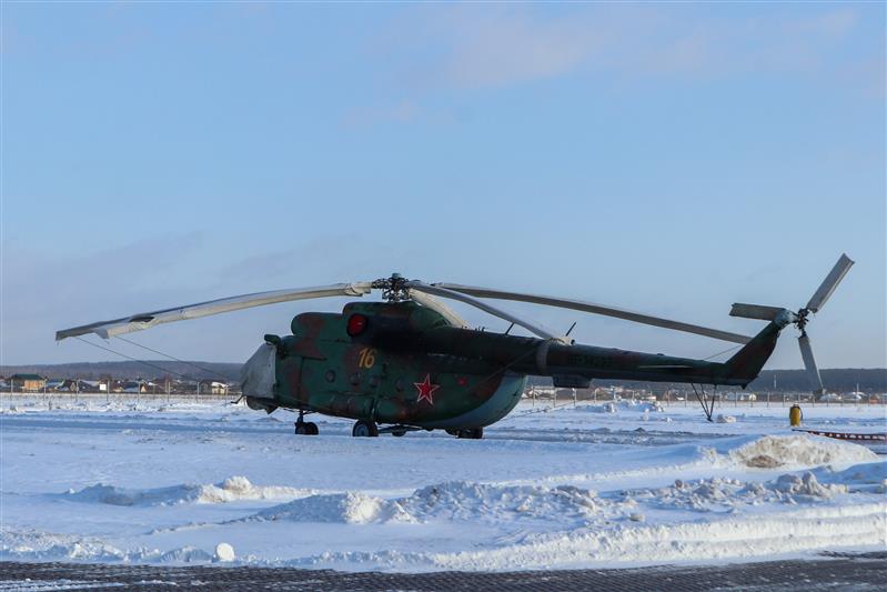 С лётным составом авиационной эскадрильи Уральского округа Росгвардии проведена комплексная тренировка по выживанию
