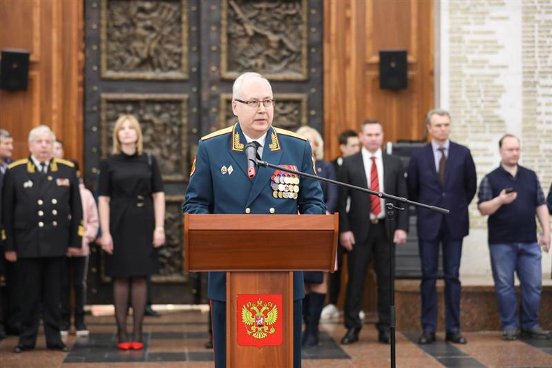 В Музее Победы состоялся торжественный прием военнослужащих и сотрудников Росгвардии