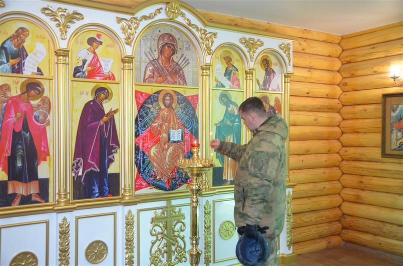 К 100-летию Красноярского соединения Росгвардии состоялось торжественное освящение часовни Архистратига Михаила