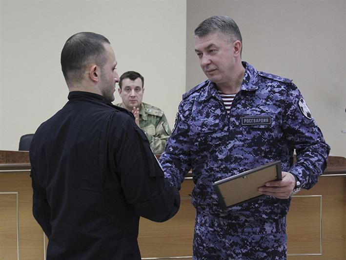 В Кемерове состоялось чествование офицеров СОБР