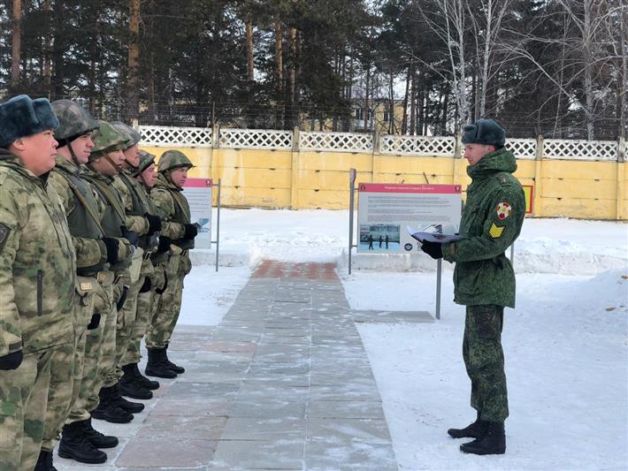 Курсанты Новосибирского военного института Росгвардии прошли стажировку в воинских частях Ангарска