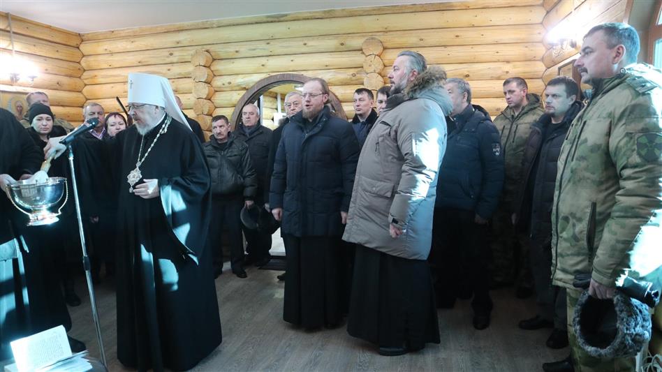 К 100-летию Красноярского соединения Росгвардии состоялось торжественное освящение часовни Архистратига Михаила