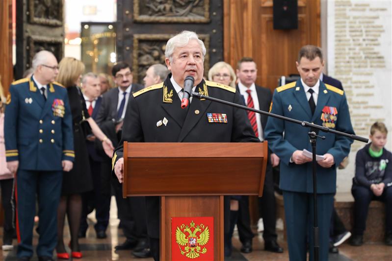 В Музее Победы состоялся торжественный прием военнослужащих и сотрудников Росгвардии