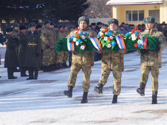 Мемориальная доска в честь командира полка войск правопорядка открыта в Иркутске