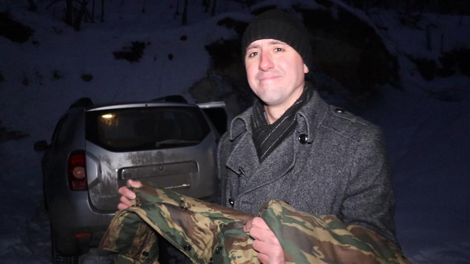 Житель Самары поблагодарил бойца ОМОН, который вытащил его  из-подо льда (видео)