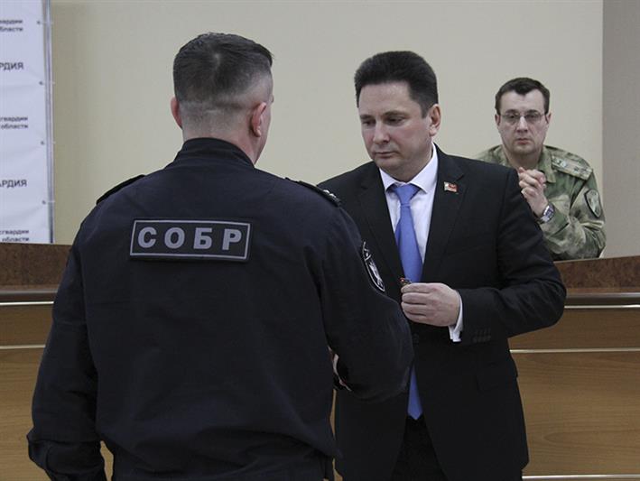 В Кемерове состоялось чествование офицеров СОБР