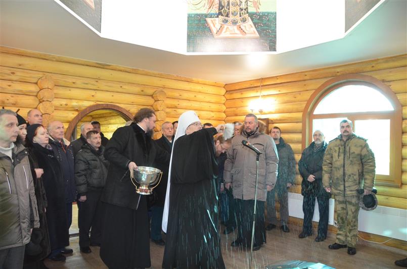 К 100-летию Красноярского соединения Росгвардии состоялось торжественное освящение часовни Архистратига Михаила