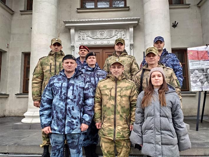 Севастопольские росгвардейцы приняли участие в открытии уникальной выставки, посвященной 75-летию Ялтинской конференции