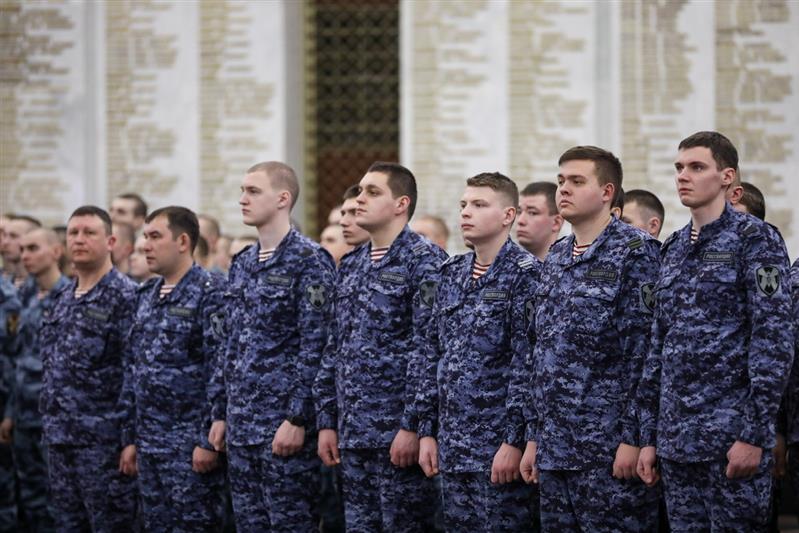 В Музее Победы состоялся торжественный прием военнослужащих и сотрудников Росгвардии