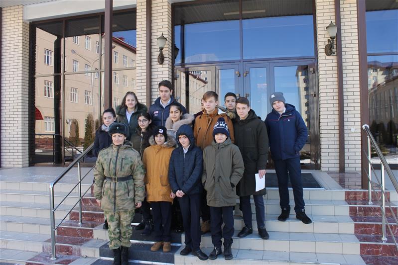 В рамках ведомственной акции «Неделя мужества» проведено патриотическое мероприятие для пятигорских школьников