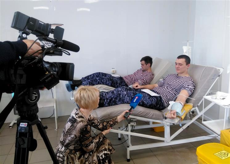 Росгвардия поддержала донорские акции на юге России (видео)