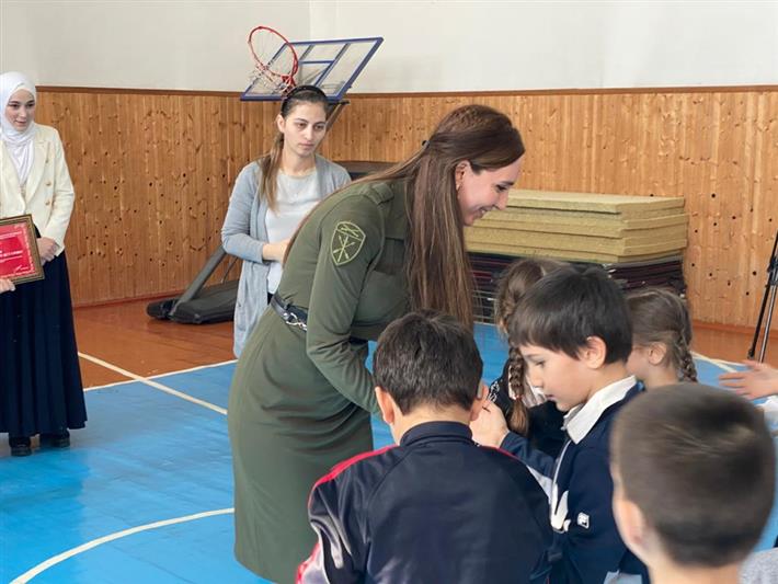 Росгвардейцы устроили спортивный праздник для воспитанников сунженской школы-интерната