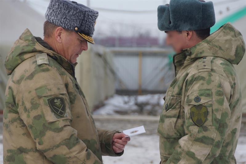 В ОГВ(с) с окончанием служебной командировки поздравили военнослужащих отряда спецназначения радиоэлектронной разведки 