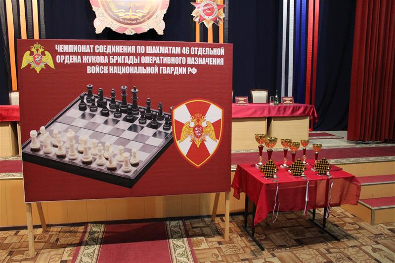 В грозненском соединении Росгвардии определены лучшие шахматисты