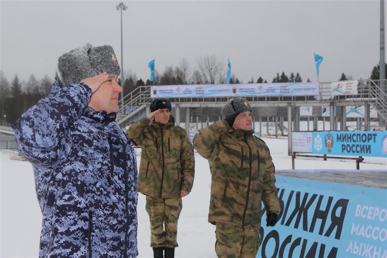 В Петрозаводске стартовал Чемпионат Северо-Западного округа Росгвардии по лыжным гонкам, служебному двоеборью и военно-спортивному многоборью