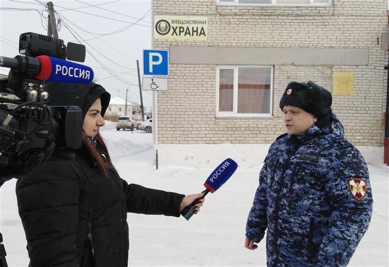 Журналисты телеканала «Россия. Курган» стали участниками профилактической операции Росгвардии
