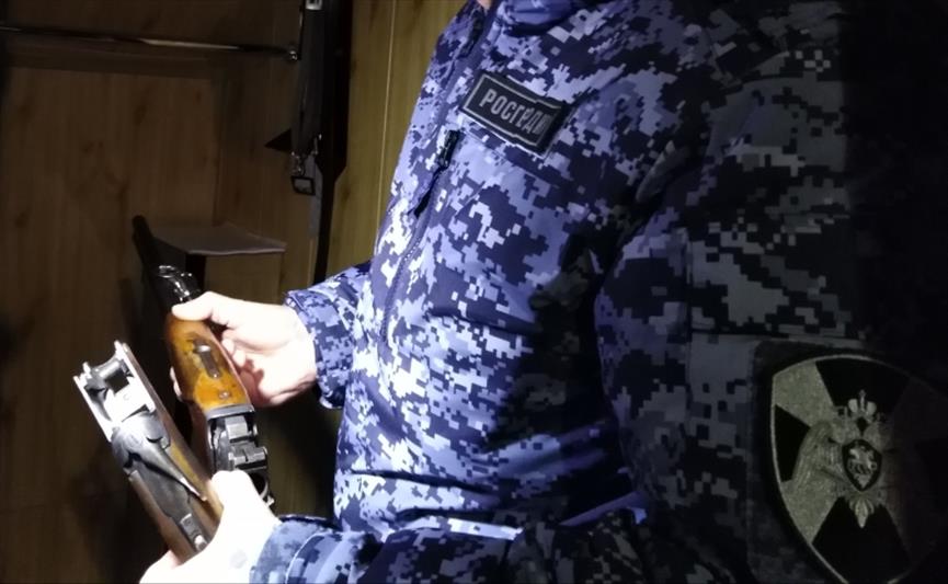 Сотрудники Росгвардии изъяли более пятидесяти единиц оружия в ходе профилактического мероприятия в Курганской области