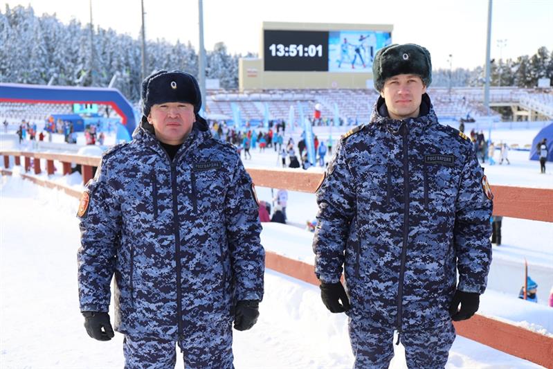 Уральские росгвардейцы поучаствовали в «Лыжне России-2020» и обеспечили её безопасность 