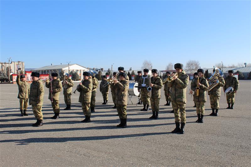 Военных музыкантов Росгвардии поздравили с профессиональным праздником в столице Чечни