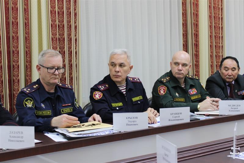 Представители Росгвардии приняли участие в заседании Общественного совета при МВД Калмыкии