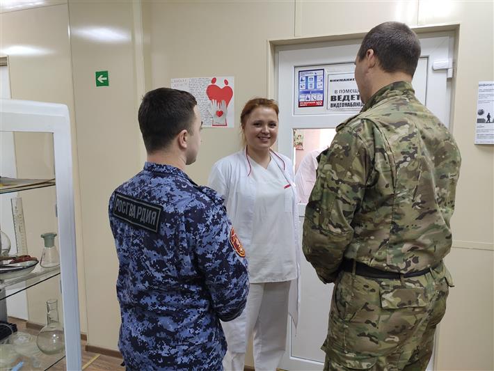 Росгвардия поддержала донорские акции на юге России (видео)