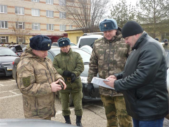 В Астраханском отдельном оперативном батальоне  22-й бригаде оперативного назначения Росгвардии, состоялся  осмотр технического состояния личных автомобилей