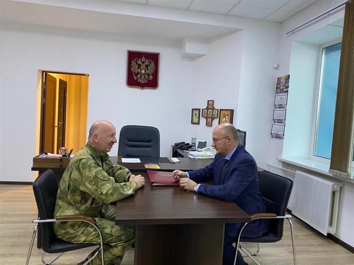 Сенатор Совета Федерации посетил подразделения Росгвардии на Южном Урале