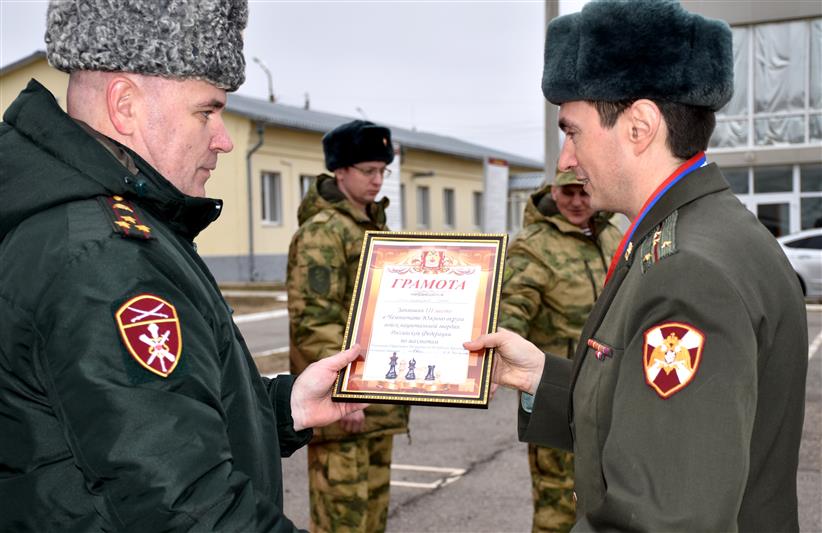 Определились лучшие шахматисты Южного округа Росгвардии
